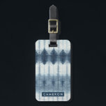 Étiquette À Bagage Imprimer Shibori Indigio<br><div class="desc">Shibori Indigio Print. Artiste : Chariklia Zarris. Numéro d'image : 154370FN.</div>