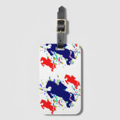 ÉTIQUETTE À BAGAGE INCIPIO ÉQUESTRE (Devant Vertical)