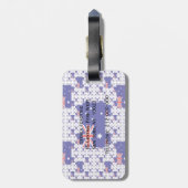 Étiquette À Bagage Indicateur Australie dans plusieurs calques coloré (Dos Vertical)