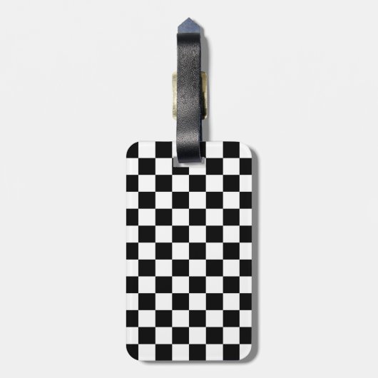 Étiquette À Bagage Indicateur Checker (Dos Vertical)