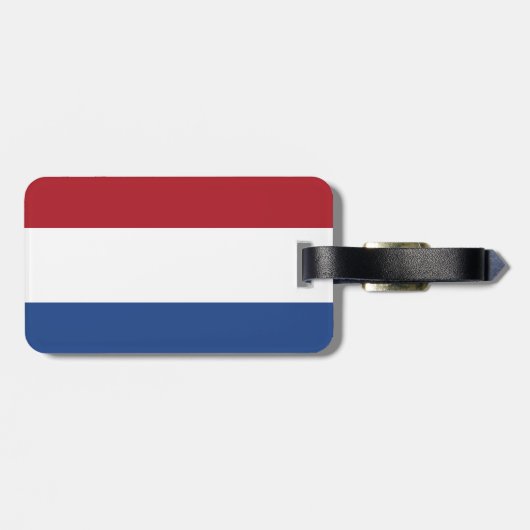 Étiquette À Bagage Indicateur Pays-Bas (Dos horizontal)