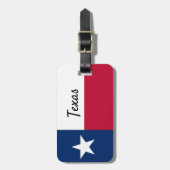Étiquette À Bagage Indicateur Texas (Devant Vertical)