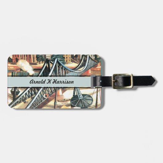 Étiquette À Bagage Industrie (Devant horizontal)