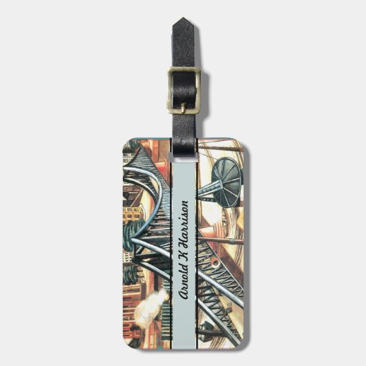 Étiquette À Bagage Industrie (Devant Vertical)