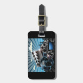 Étiquette À Bagage Industrie cinématographique (Devant Vertical)