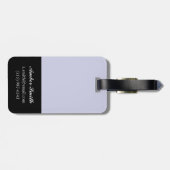 Étiquette À Bagage Infini (Dos horizontal)