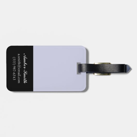 Étiquette À Bagage Infini (Dos horizontal)