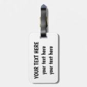 Étiquette À Bagage Infinity (Dos Vertical)