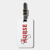 Étiquette À Bagage Infirmière (Devant Vertical)