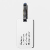 Étiquette À Bagage Infirmière héros du quotidien (Dos Vertical)