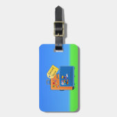 Étiquette À Bagage Infirmière retraitée, emballée et prête à partir (Devant Vertical)