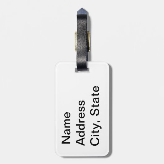 Étiquette À Bagage Infirmière superbe (Dos Vertical)