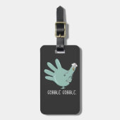 Étiquette À Bagage infirmière Turquie Gobble Squad ER infirmière Than (Devant Vertical)