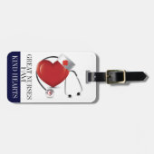 Étiquette À Bagage Infirmières ont un coeur solide - Sac fourre-tout  (Devant horizontal)