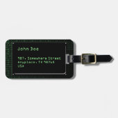 Étiquette À Bagage Information (Devant horizontal)