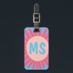 Étiquette À Bagage INITIALES CUSTOMISÉES de Fleur Rose Daisy<br><div class="desc">Préparez-vous pour vos vacances avec cette étiquette de bagage joyeuse - vous pouvez ajouter vos coordonnées à l'autre côté ou sélectionner un design à un côté. Design dessiné à la main par moi pour vous ! Modifiez la couleur ou la police du lettrage comme vous le souhaitez. Consultez mon magasin...</div>