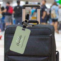 Initiales du monogramme vert de l'âge