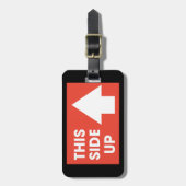 Étiquette À Bagage Inscription latérale (Devant Vertical)
