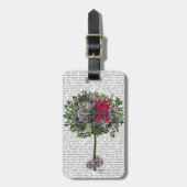 Étiquette À Bagage Inséparables dans un arbre (Devant Vertical)