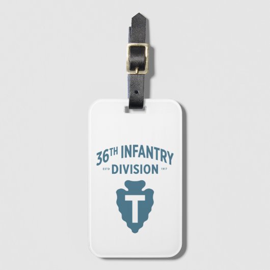 Étiquette À Bagage Insigne de la 36e division d'infanterie (Devant Vertical)
