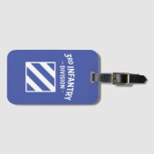 Étiquette À Bagage Insigne de la 3e division d'infanterie (Devant Horizontal)