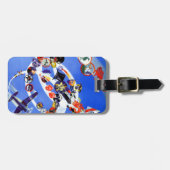 Étiquette À Bagage Insigne de l'escadron (Devant horizontal)