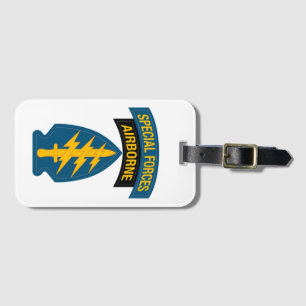 Étiquette À Bagage Insigne des forces spéciales Tab Airborne