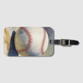 Étiquette À Bagage Inspiration baseball (Devant Horizontal)