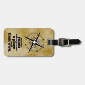 Étiquette À Bagage Inspirationnel Ceux Qui Rouillent ... (Devant horizontal)