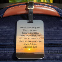 Inspirationnelle Bible Verse Jérémie 29:11 Chrétie
