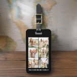 Étiquette À Bagage Instagram personnalisé 6 Nom photo<br><div class="desc">Voyagez dans le style avec cette étiquette de bagage personnalisée de 6 photos, parfaite pour présenter vos souvenirs préférés. Personnalisez-le avec jusqu'à six de vos photos chères et votre nom, en créant un accessoire fonctionnel mais significatif. Fabriqué à partir de matériaux durables, l'étiquette assure que vos sacs sont facilement identifiables...</div>