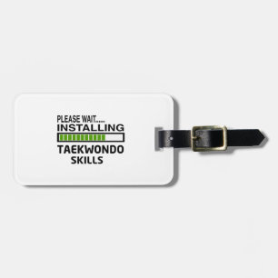 Étiquette À Bagage Installation des qualifications du Taekwondo