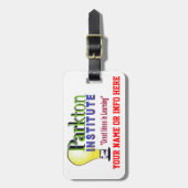 ÉTIQUETTE À BAGAGE INSTITUT DE PARKTON (Devant Vertical)