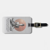 Étiquette À Bagage Instructeur de méditation Yoga Reiki Master Lotus (Devant horizontal)