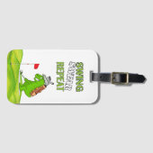 Étiquette À Bagage Instruction de golf Swing Sweat Répétition (Devant Horizontal)