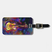 Étiquette À Bagage instrument de guitare (Devant horizontal)