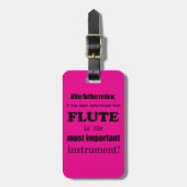 Étiquette À Bagage Instrument le plus important (Devant Vertical)