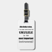 Étiquette À Bagage Instrument le plus important d'Ukulele (Devant Vertical)