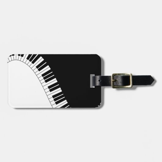 Étiquette À Bagage Instruments clavier Aziza (Devant horizontal)