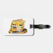 Étiquette À Bagage Instruments de musique (Dos horizontal)