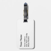 Étiquette À Bagage Intérieur Notre Dame (Dos Vertical)