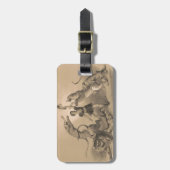 Étiquette À Bagage Interprète De Cirque Debout Parmi Les Animaux Vici (Devant Vertical)