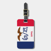 Étiquette À Bagage Iowa (Devant Vertical)