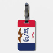 Étiquette À Bagage Iowa (Dos Vertical)