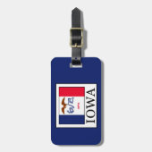 Étiquette À Bagage Iowa (Devant Vertical)