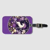 Étiquette À Bagage Iris de licorne violette Unicorns Iris (Devant Horizontal)