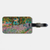 Étiquette À Bagage Iris Jardin Monet Giverny fleurs (Dos horizontal)