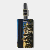 Étiquette À Bagage Iris jaunes sur la rive du lac Arrowhead (Devant Vertical)