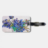 Étiquette À Bagage Iris par Vincent van Gogh (Dos horizontal)