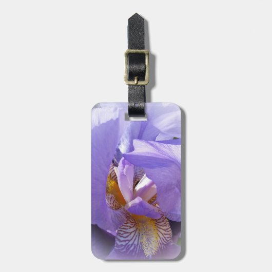 Étiquette À Bagage iris pourpre (Devant Vertical)